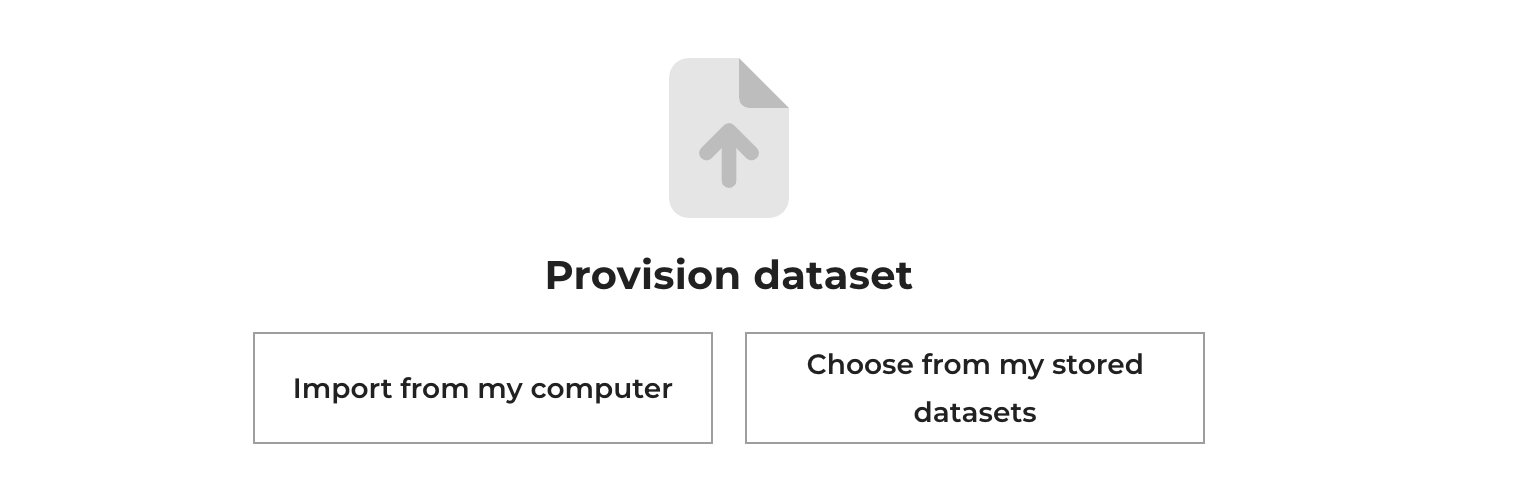 Choose the source of the dataset