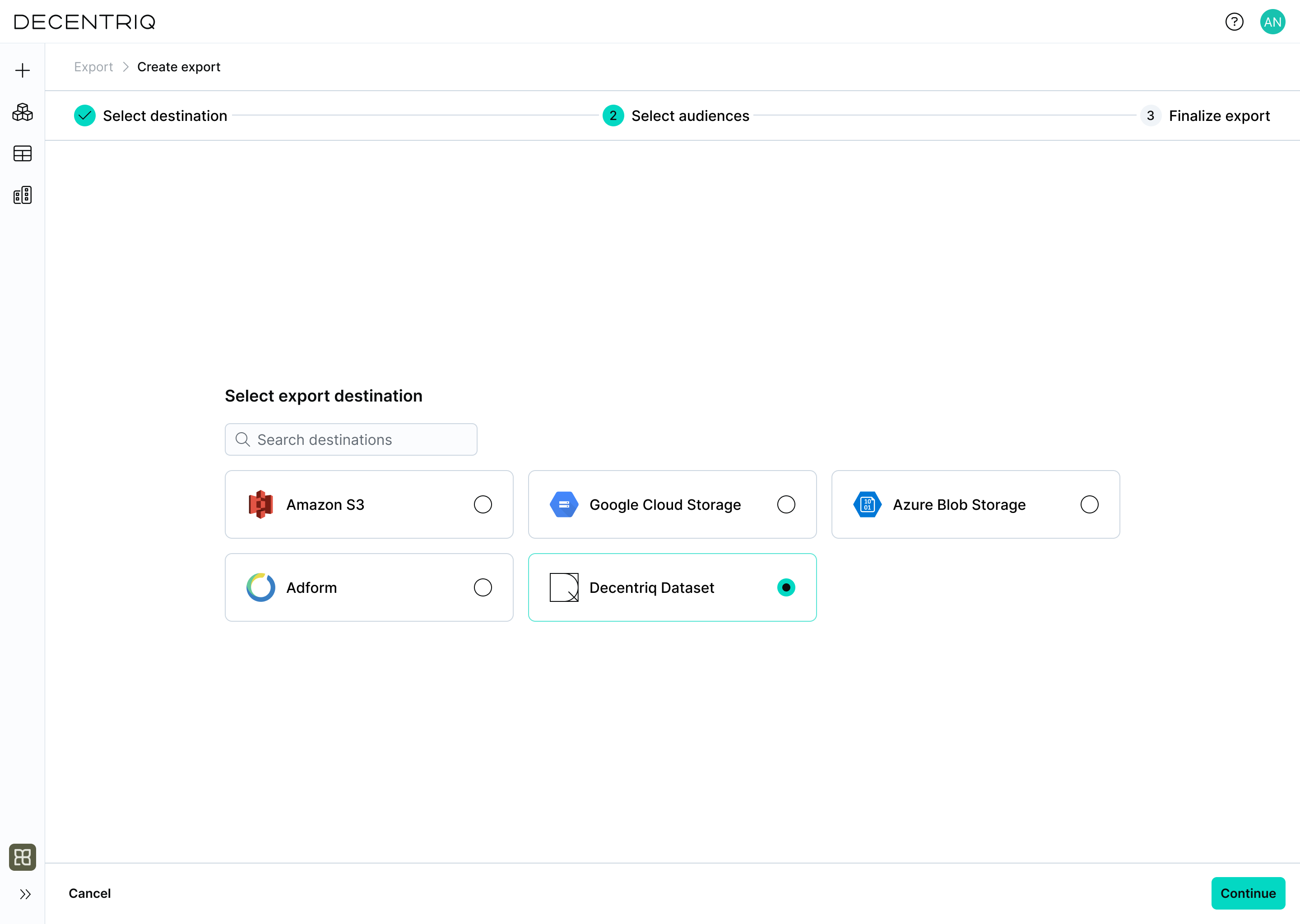 Select Decentriq Dataset