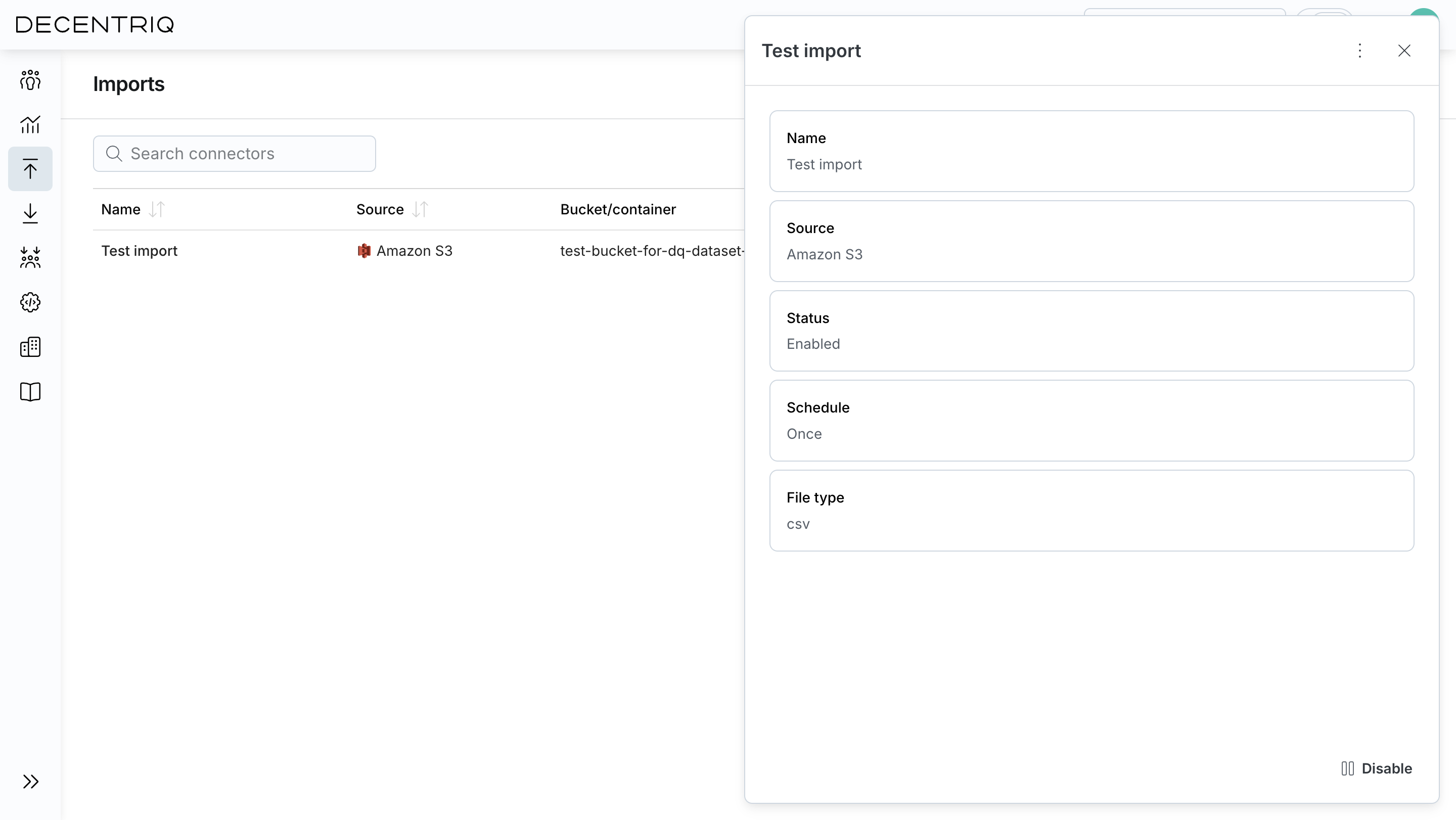 Import details
